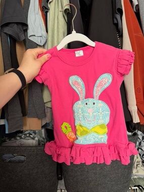 Boutique Brand Girls 2t Bunny Shirt